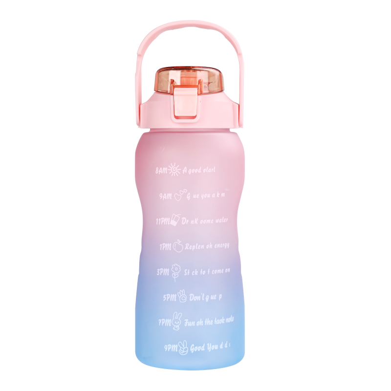 Butelka 1500ml ze słomką/uchwytem, szczelna, do sportów/siłowni.