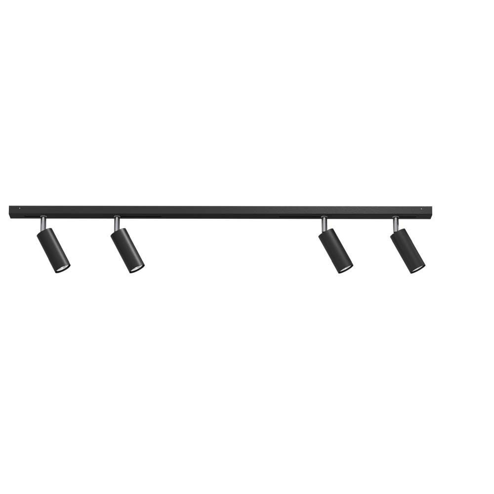 Lampa wisząca SYSTEM LINE MOVE czarna 4 x GU10 x 10W wym: 16 x 200 x 5,5 cm Brosline
