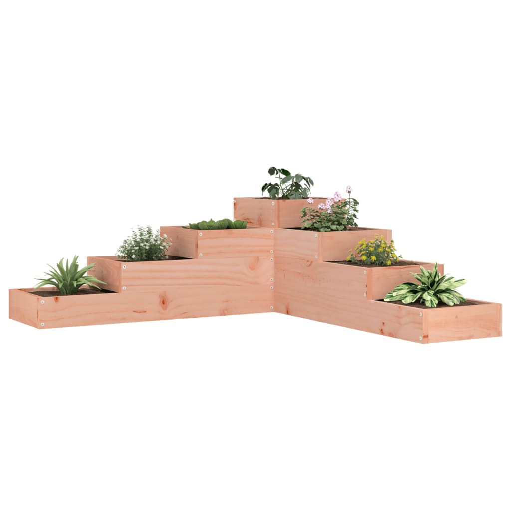 Donica ogrodowa 4-poziomowa 106x104,5x36 cm Drewno lite Douglas