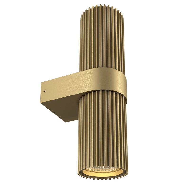 Kinkiet tuba złota góra dół Dynamics Maytoni MOD326WL-02MG