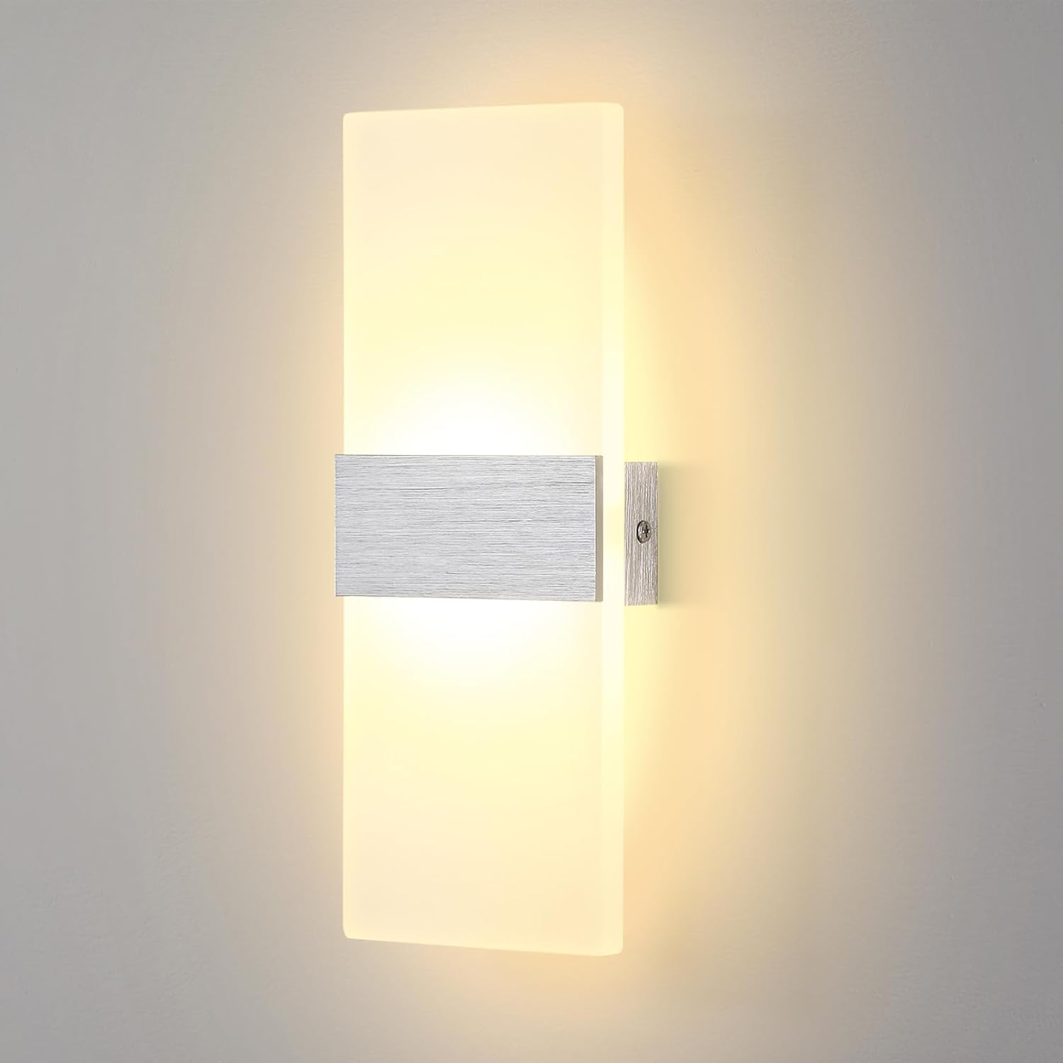 Lampa ścienna LED 6W 220V do wnętrz, korytarz, sypialnia, kinkiet, światło ciepłe