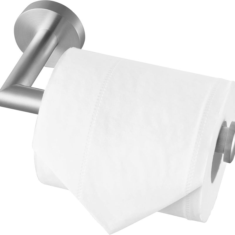 Uchwyt na papier toaletowy montowany na ścianie, stal szczotkowana, uchwyt na papier toaletowy do łazienki, stal nierdzewna SUS 304, dozownik papieru