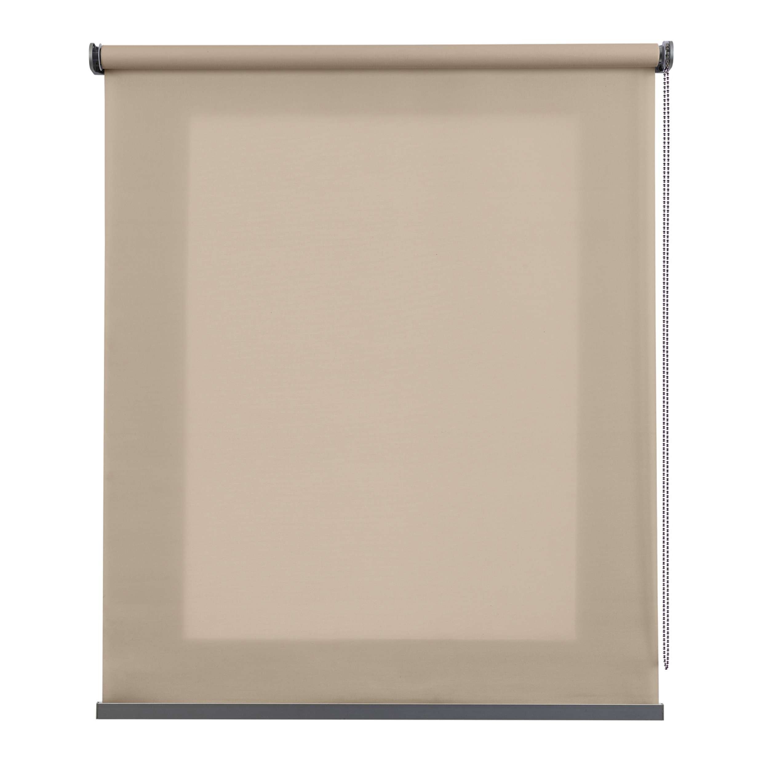 Roleta Premium Półprzezroczysta z Aluminiowym Wykończeniem Beżowa 140x250 cm