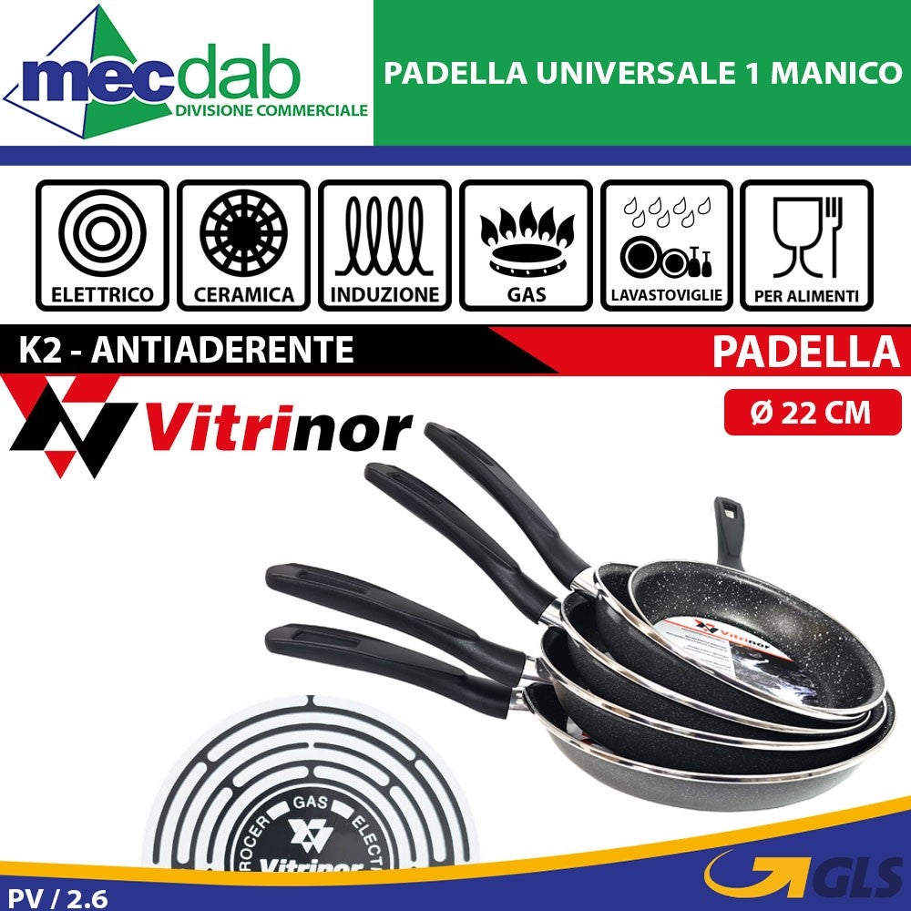 Patelnia Maculato K2 z powłoką ceramiczną ze stali żelaznej, cm 24, czarna