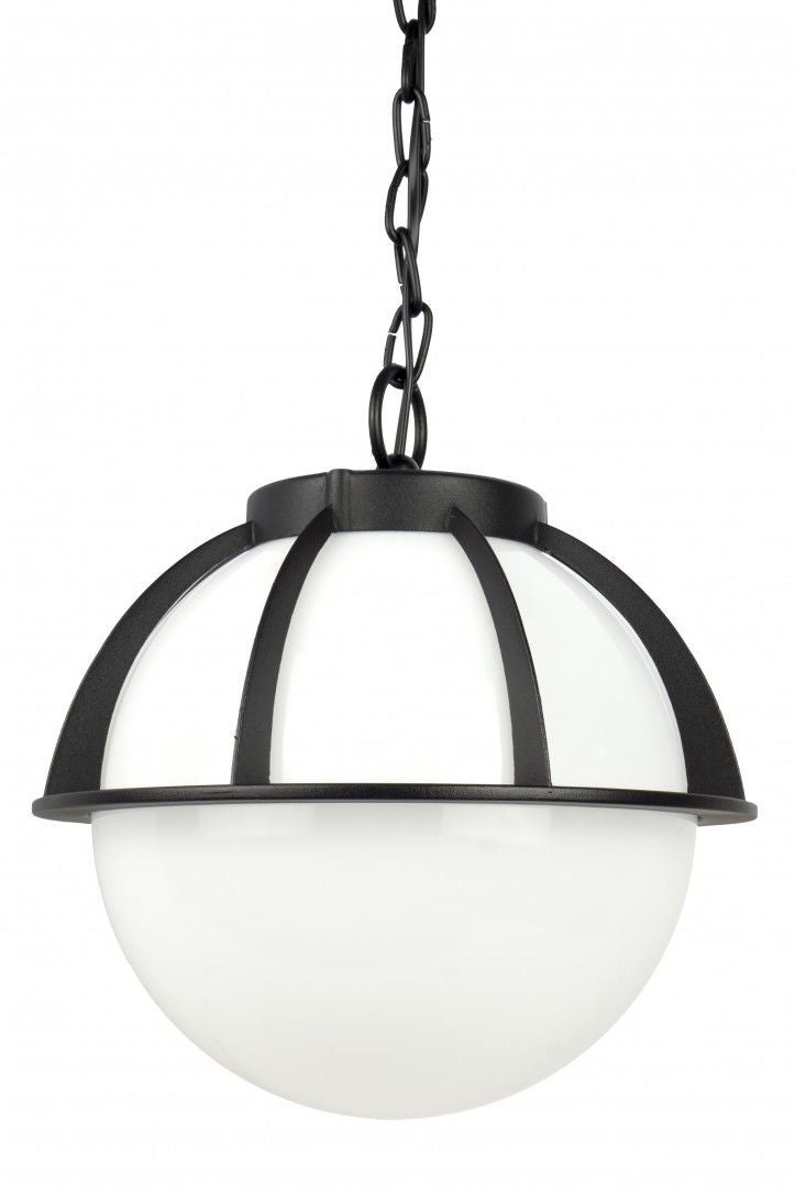 Lampa sufitowa zewnętrzna Kule czarna 1xE27x60W wym: 69 x 30 x 30 cm aluminium SU-MA