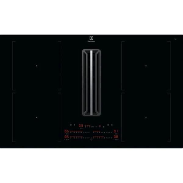 Płyta indukcyjna Electrolux KCC84453CK 83 cm zintegrowana z okapem czarna