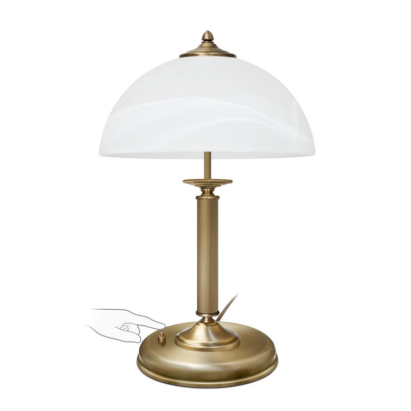 Klasyczna lampa stołowa włączana przyciskiem V-B2-P