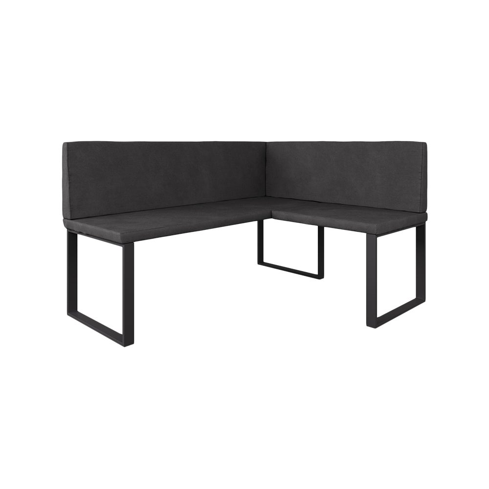 Vicco Ławka narożna do jadalni Ravon, Antracyt, 120 x 150 cm