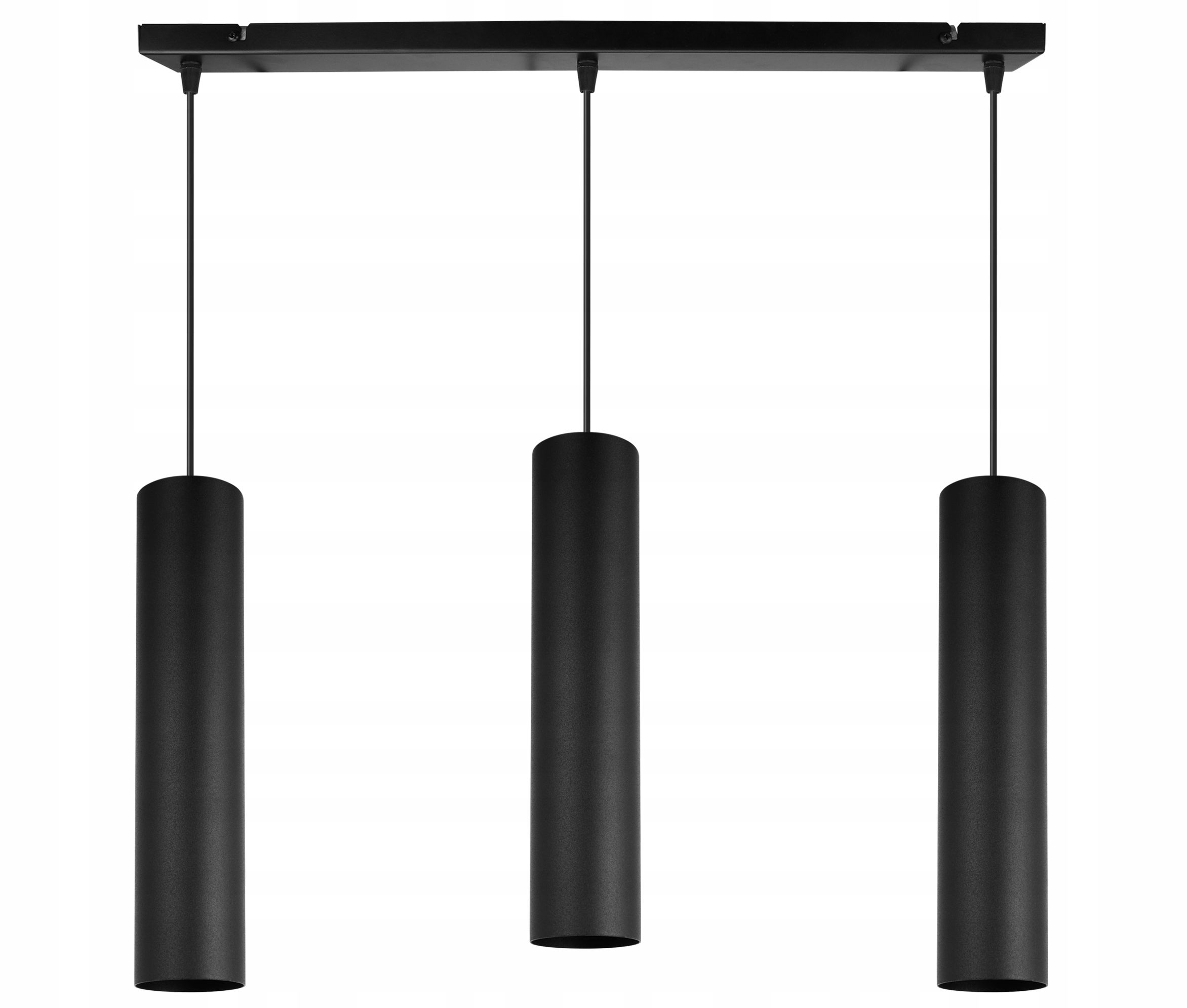 Lampa sufitowa wisząca Light Home LH Tuba 3x GU10 20W czarny