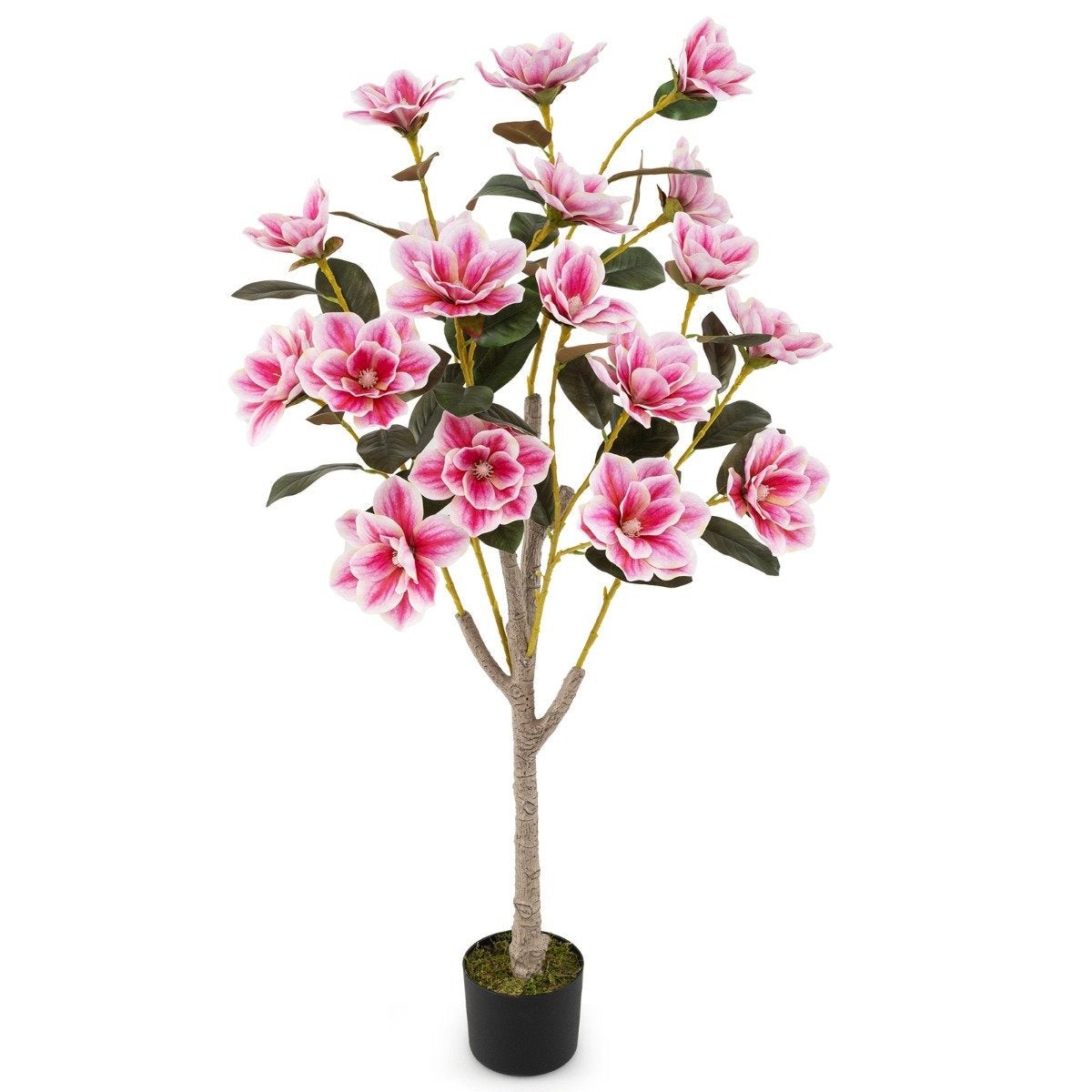 Sztuczna kwitnąca magnolia 90 cm w doniczce