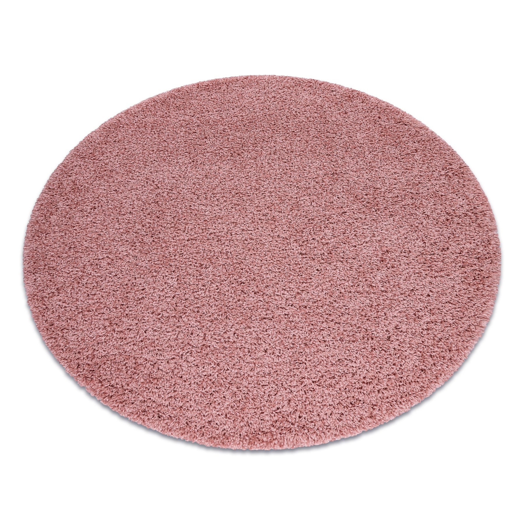 Dywan SOFFI koło shaggy 5cm różowy koło 80 cm