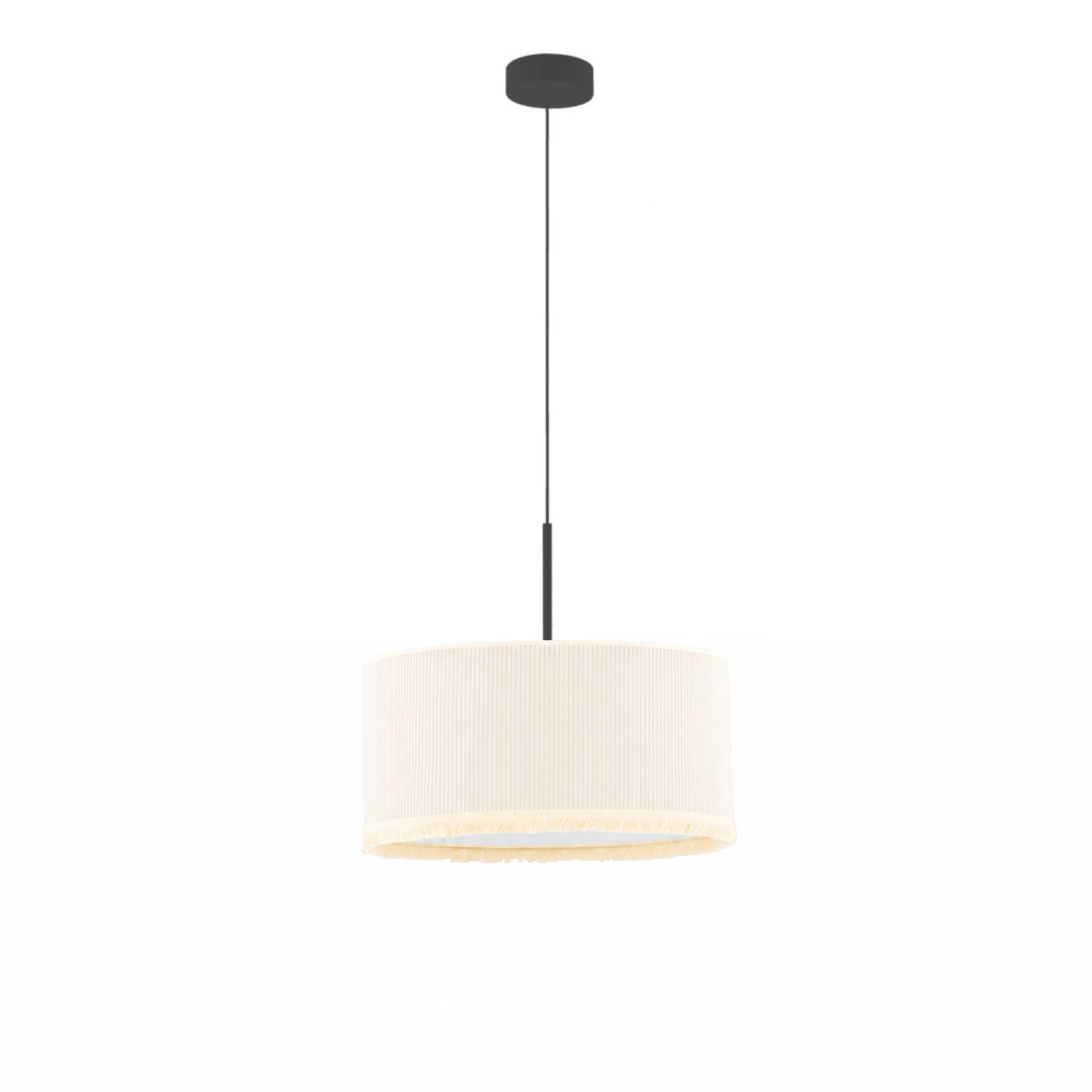 Lampa sufitowa żyrandol lampa wisząca z abażurem walec 40 cm CELINE (+ detal)