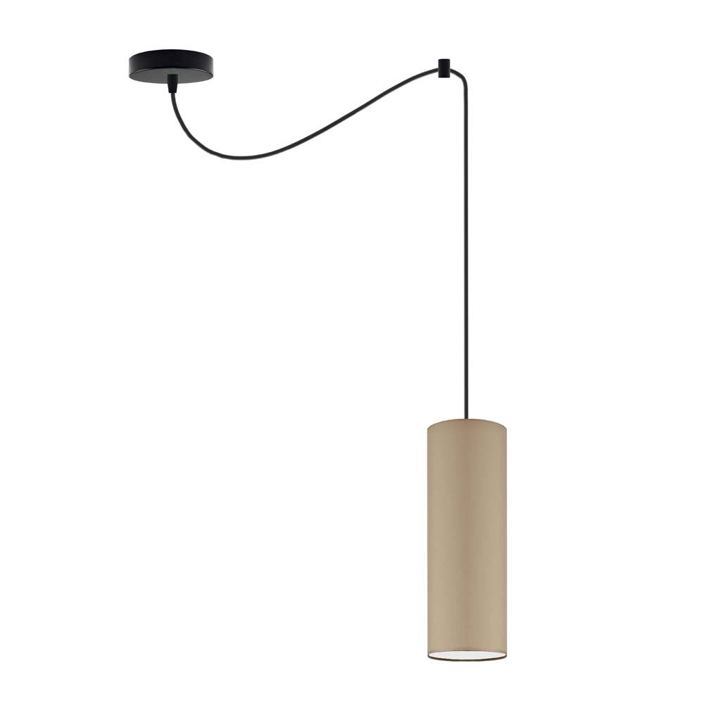 Lampa wisząca zwis żyrandol sufitowa z abażurem tuba POGO Z1