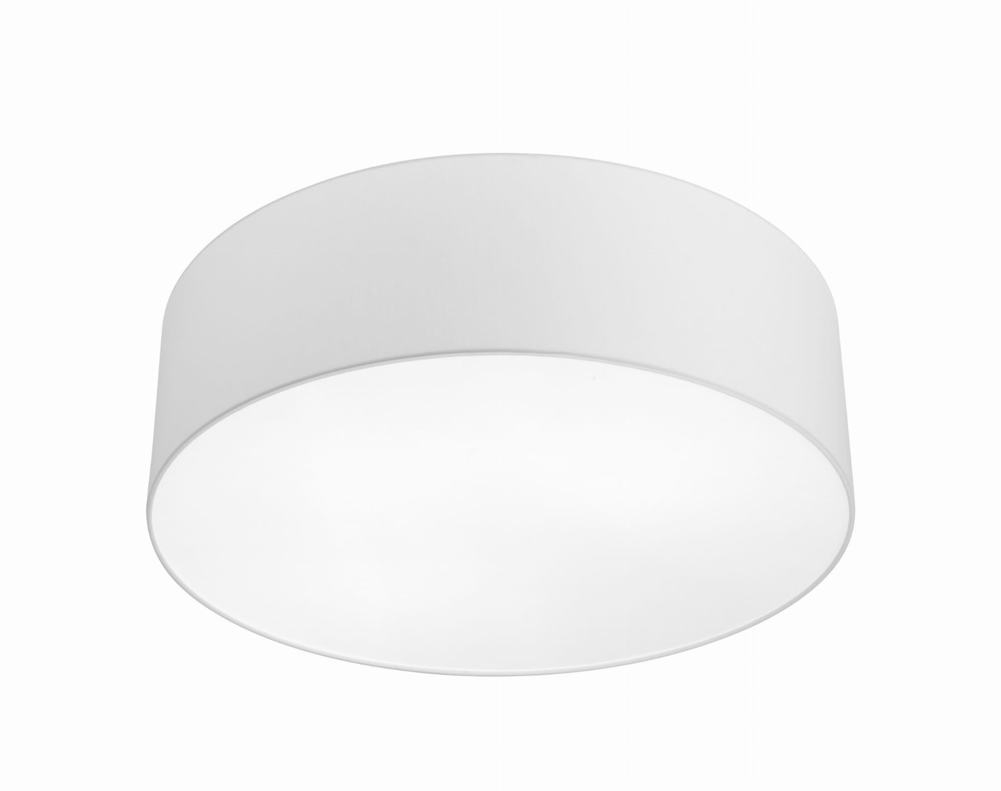 Lampa sufitowa plafon LED Nowodvorski CAMERON biała, tkanina 9606
