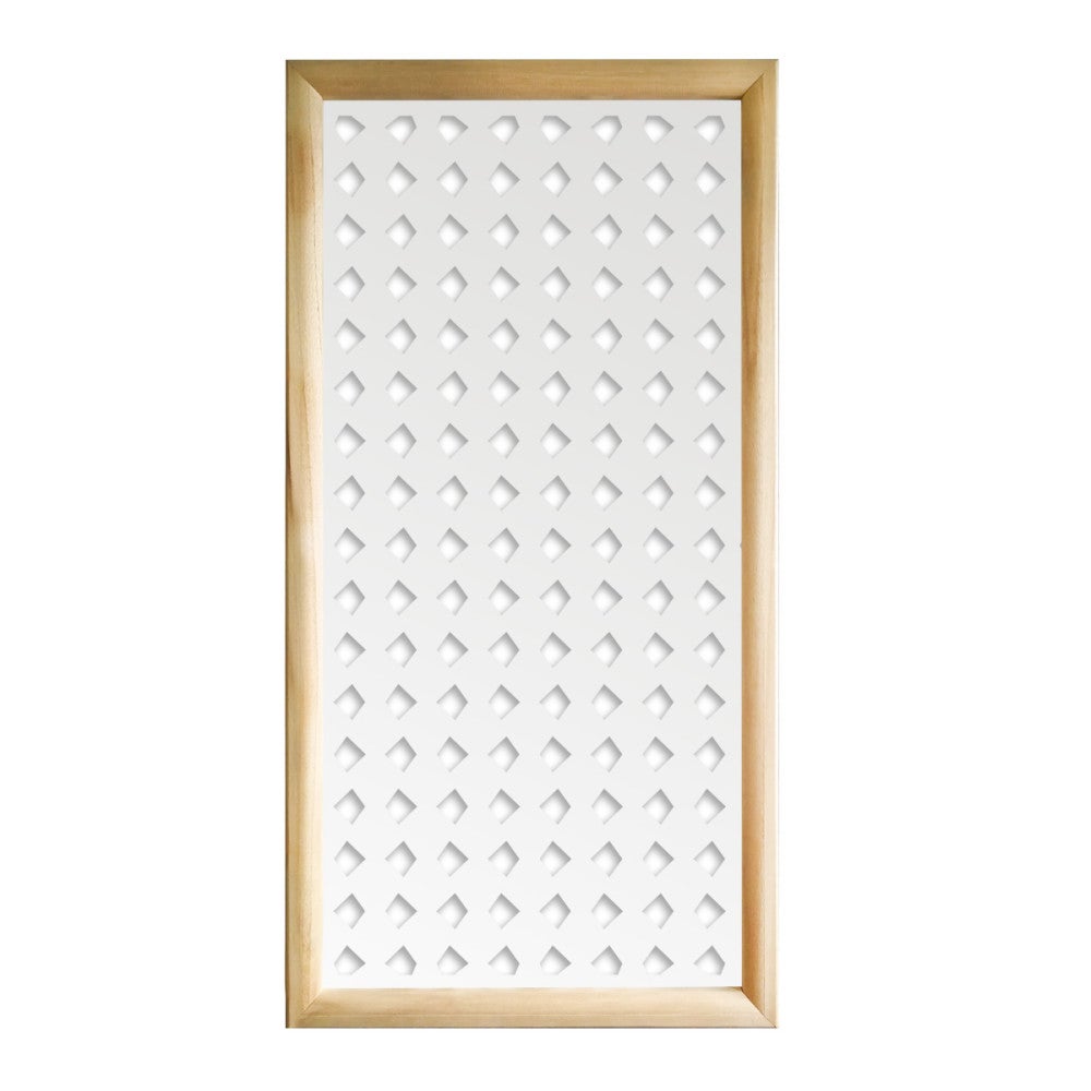 HALLOWEEN - Prostokątne moduły dekoracyjne z drewna i PVC - Rozmiar 47x94 cm - Grubość 47 mm - Kolor wewnętrzny BIAŁY