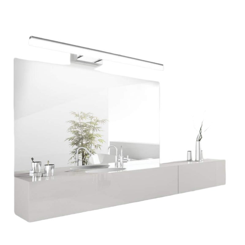 Lampa do lustra LED do łazienki IP44 12W 1170LM, regulowany kąt, nowoczesne oświetlenie do wnętrza lustra, lampa łazienkowa 6000K