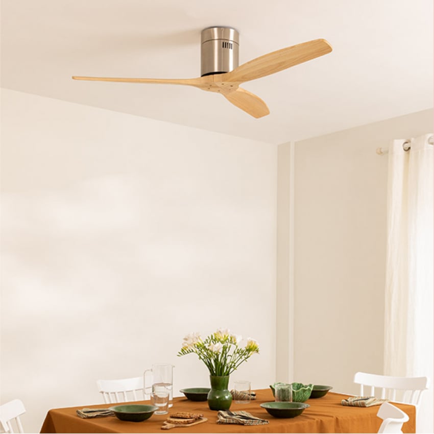 CREATE - WIND CALM - Cichy wentylator sufitowy 40W z technicznymi łopatkami ABS w różnych rozmiarach -