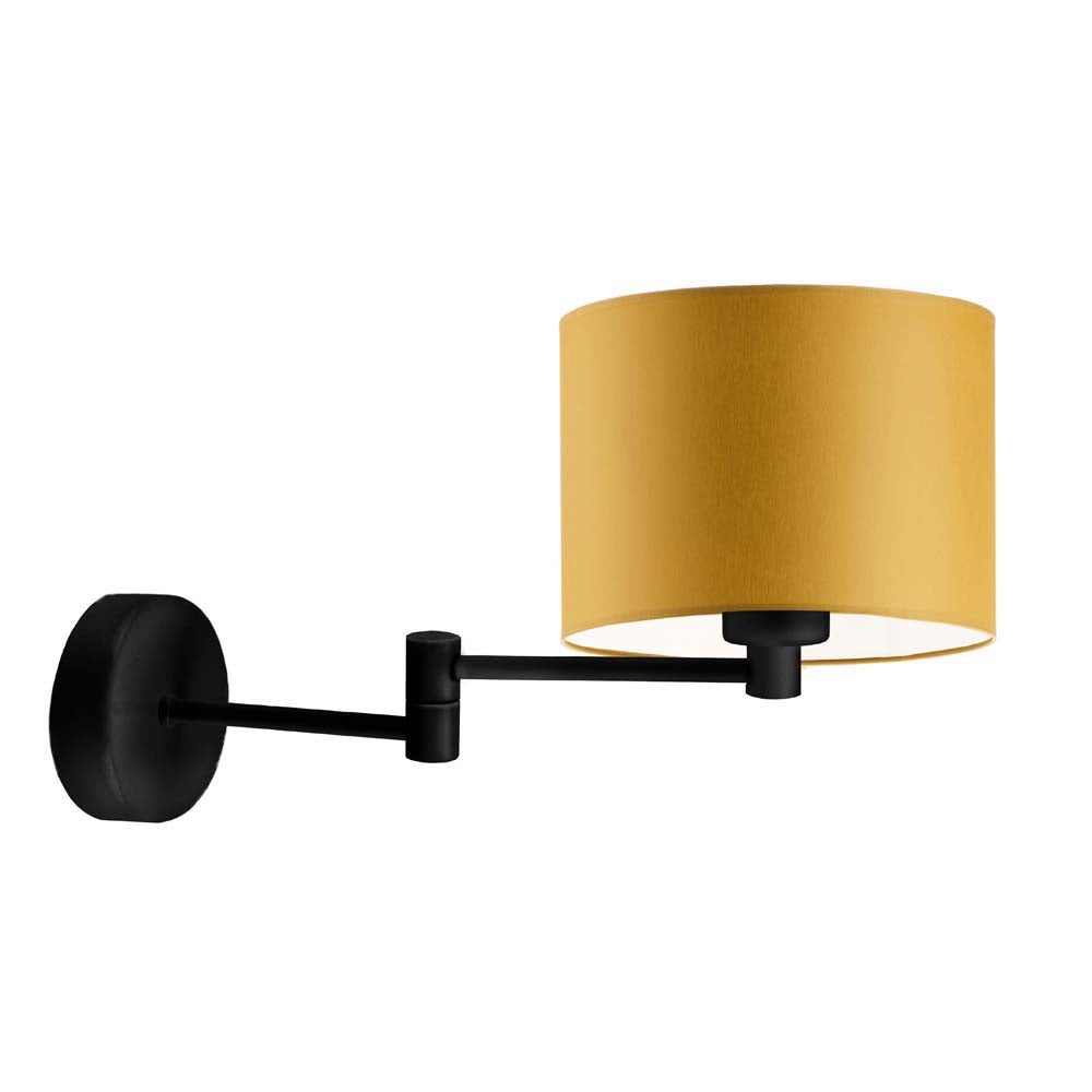Kinkiet przegubowy lampa ścienna lampa na ścianę regulowany z abażurem walec BLUES