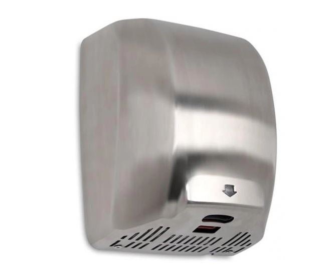 Suszarka do rąk elektryczna automatyczna 1800W szybka wydajna IPX1 stal matowa Warmtec MaxFlow