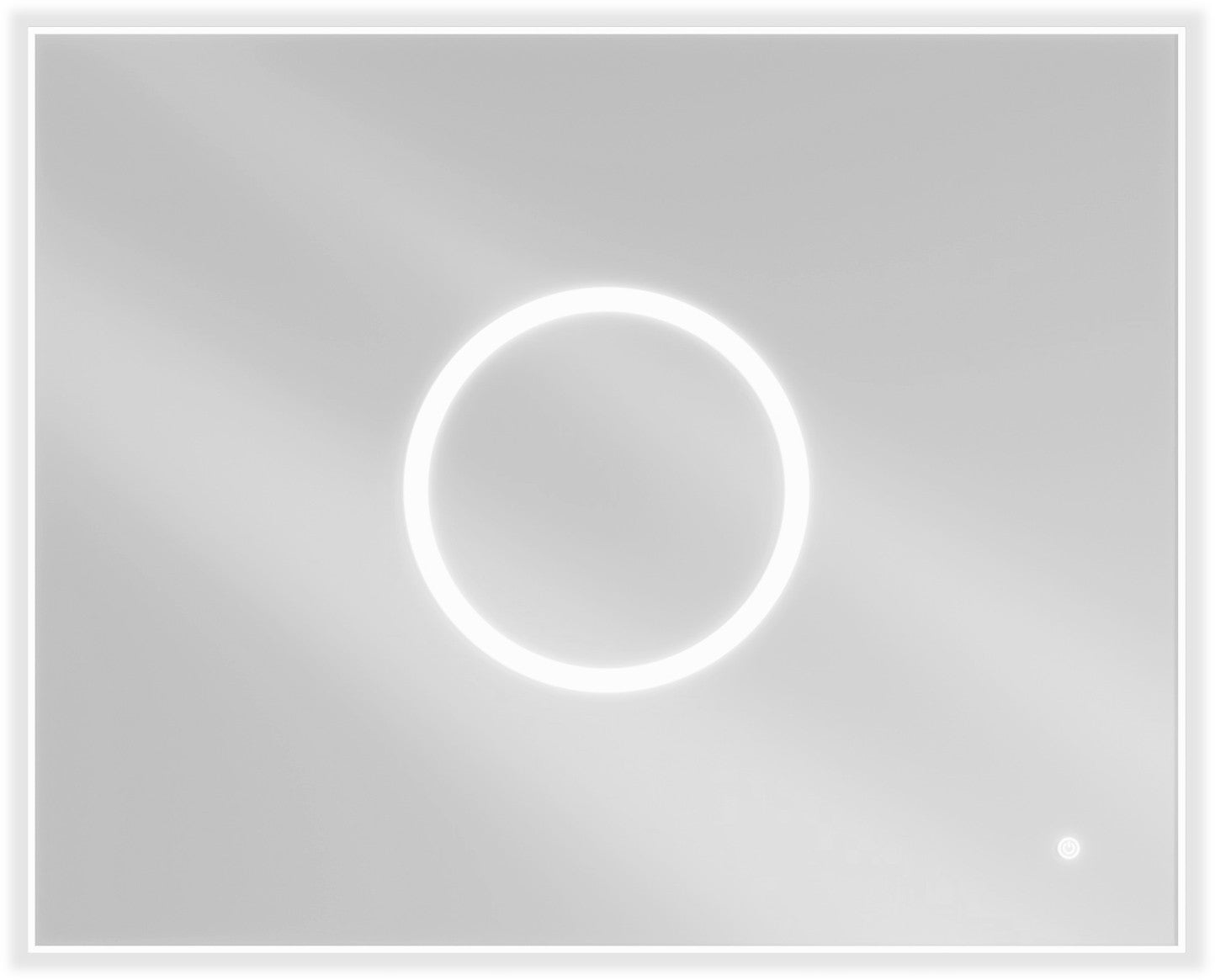 Mexen Koga lustro łazienkowe podświetlane 100 x 80 cm, LED 6000K, antypara - 9821-100-080-611-00