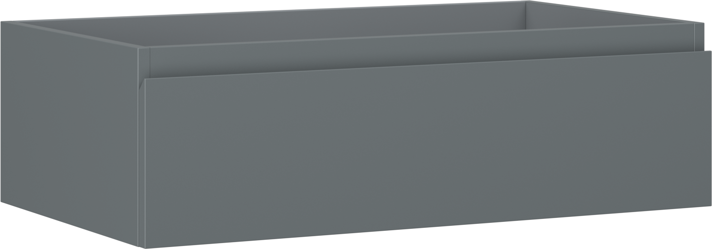 Mexen Orio szafka łazienkowa podumywalkowa 80 cm, 1 szuflada, grafit mat - 91A10-08023-1-BF66