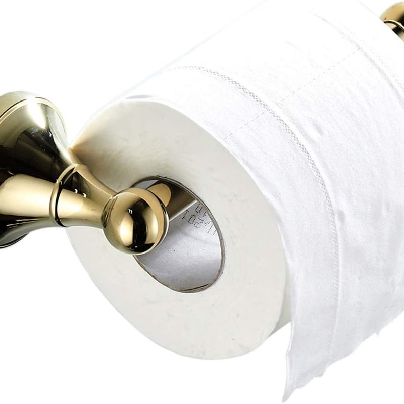 Uchwyt na papier toaletowy, uchwyt na papier kuchenny, mosiężny uchwyt łazienkowy
