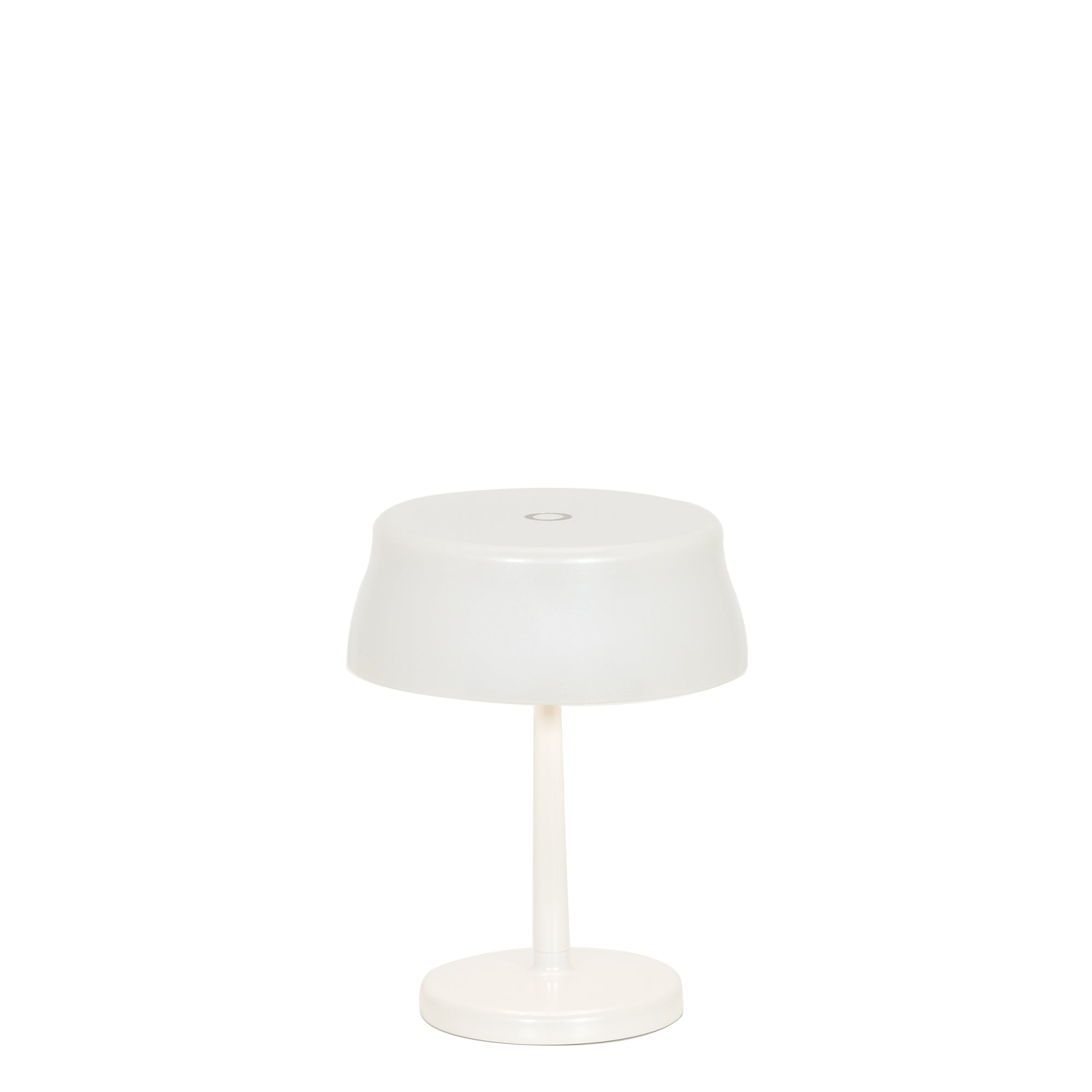 Zafferano SISTER LIGHT MINI Wi-Fi Smart Lampa stołowa LED Perłowa biel Akumulatorowa i ściemnialna