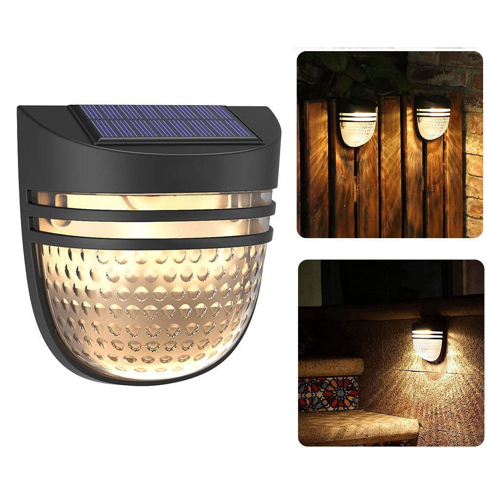 Zewnętrzne lampy solarne do montażu na ścianie, lampy solarnych ogrodów, lampy solarne, czujnik dzień/noc do ogrodu, muru