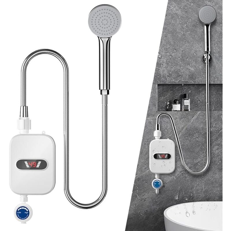 Natychmiastowy elektryczny podgrzewacz wody, Natychmiastowy elektryczny podgrzewacz wody z wyświetlaczem LED, Mini natychmiastowy podgrzewacz wody z g