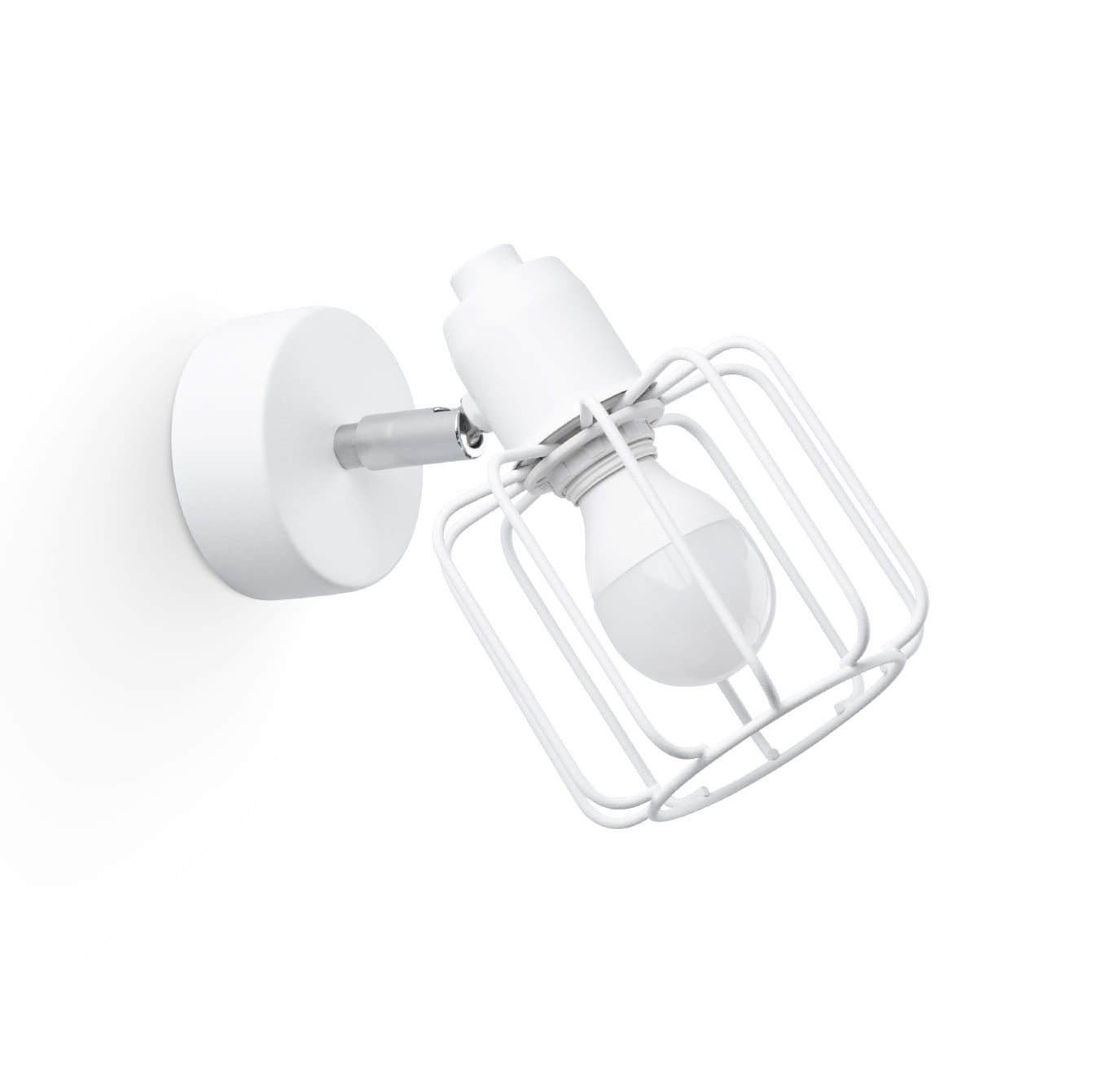 Applique Acier Blanc E14 1 Beluci