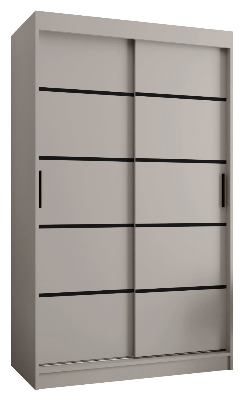Szafa przesuwna garderoba RUBINO V1 120 x 62 x 200 cm Kaszmir