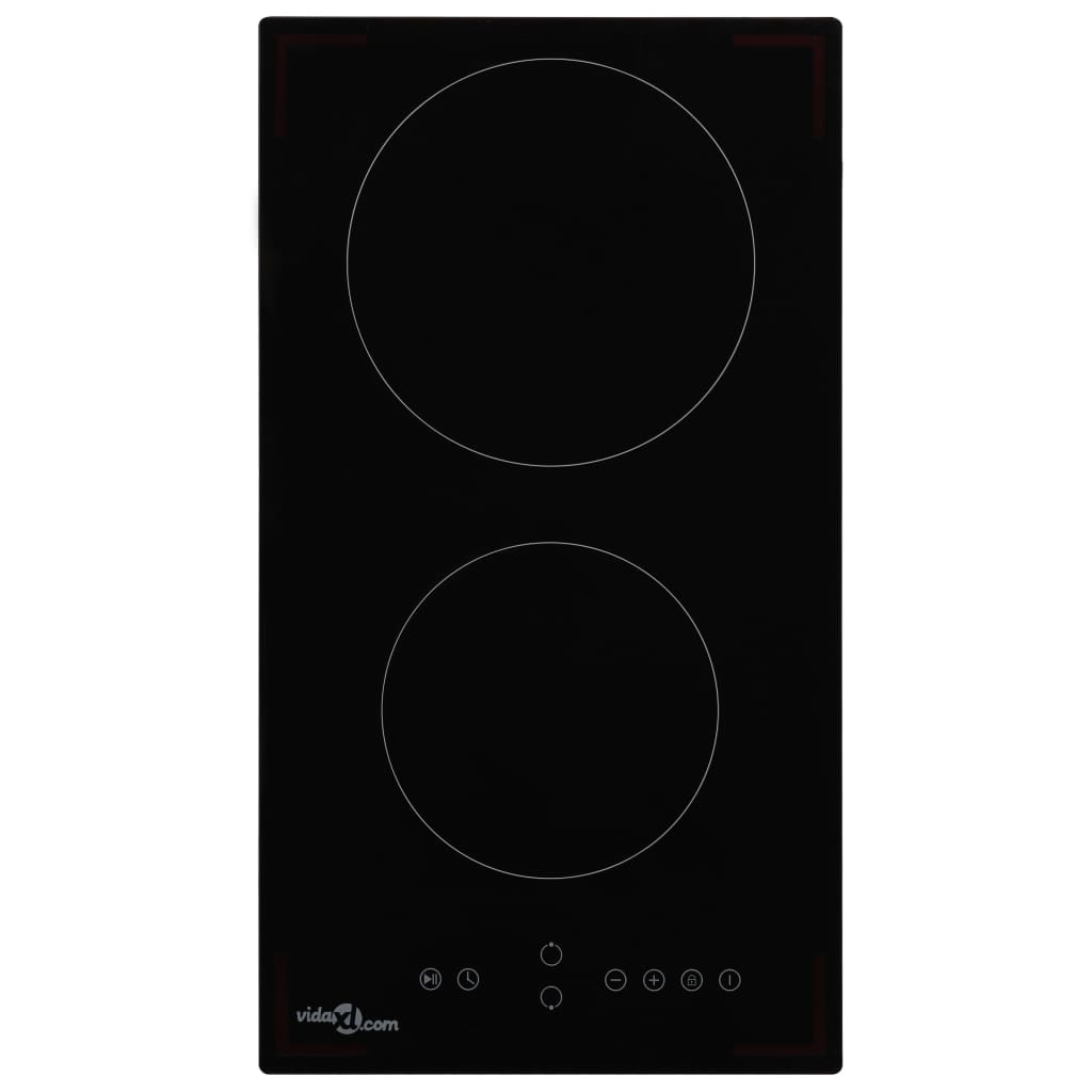 Płyta ceramiczna z 2 palnikami, dotykowa, 3000 W vidaXL