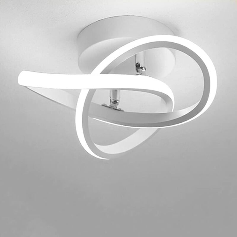 Nowoczesna lampa sufitowa LED, 22 W, aluminiowa i akrylowa lampa sufitowa, designerska lampa sufitowa LED w kształcie kwiatu do sypialni, kuchni, salo