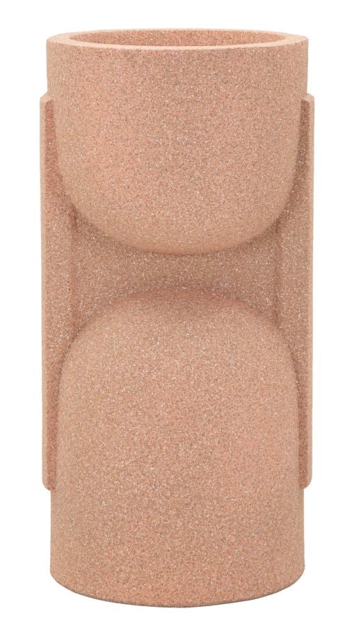 Wazon ogrodowy Nui 70,5 cm – kompaktowy czerwony wazon z żywicy o nowoczesnym i funkcjonalnym designie