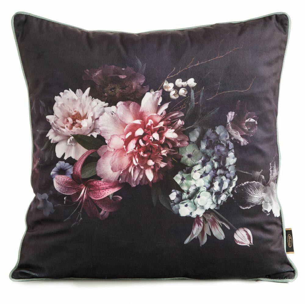 Poszewka Eurofirany VELVET/137 45x45 kwiaty 1 szt.