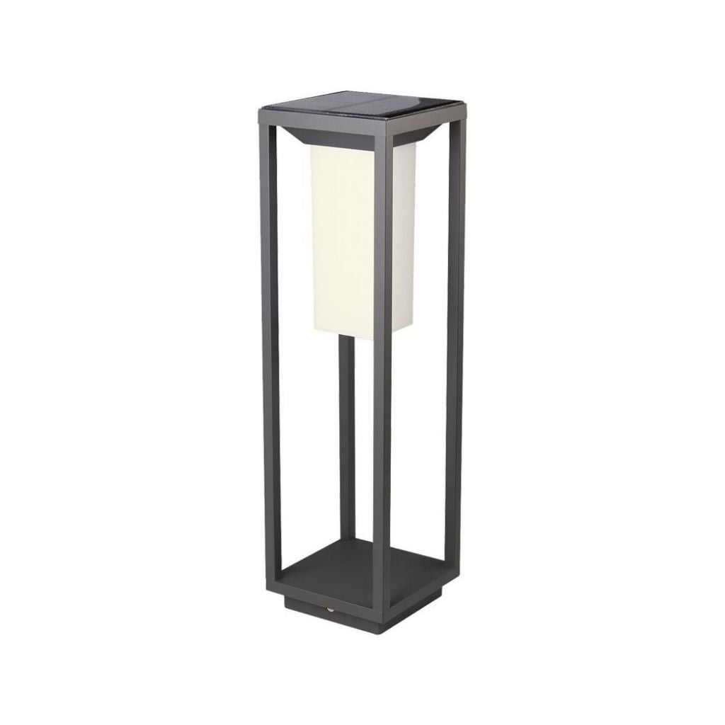 2W prostokątna lampa ścienna Samsung Chip Solar LED zewnętrzna z czujnikiem zmierzchu i trybem stałej jasności 3000K 50 cm