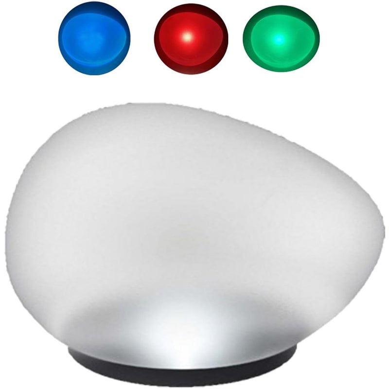 Zmieniająca kolor lampa solarna z kamienia – oświetlenie krajobrazowe LED, wodoodporne lampki nocne do trawnika i patio