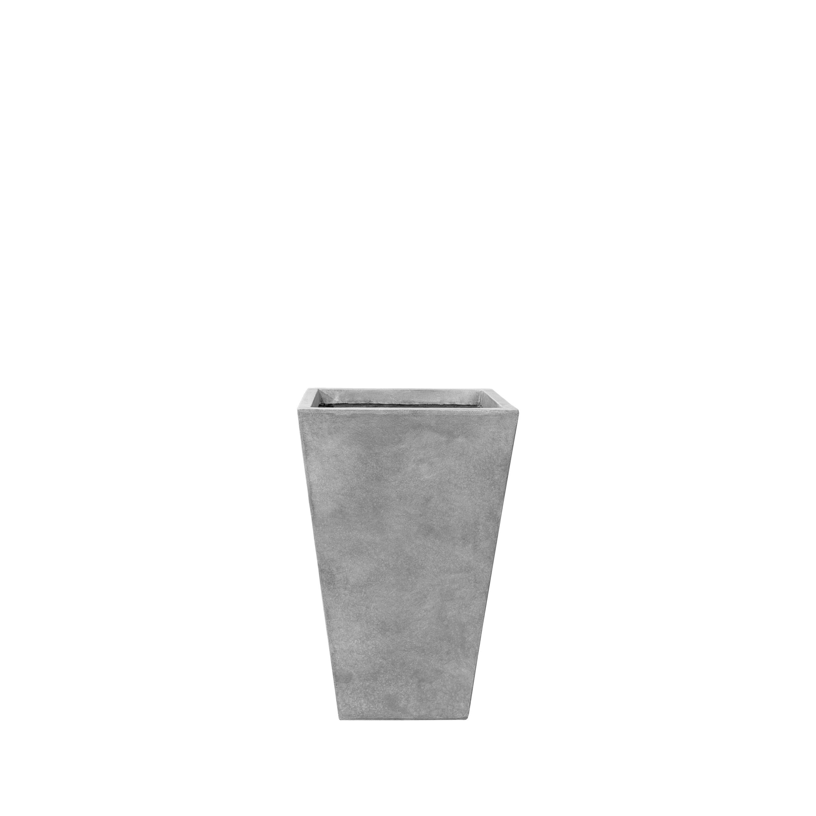 Donica betonowa Provencelia AERIS Jasnoszary, 40x40 x H62 cm, mrozoodporna, nowoczesna, architektoniczna