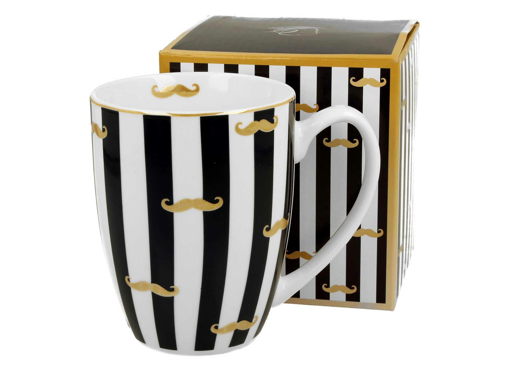 Kubek porcelanowy 360 ml w ozdobnym pudełku 10,3 x 11,5 x 8,2 cm 1 szt.