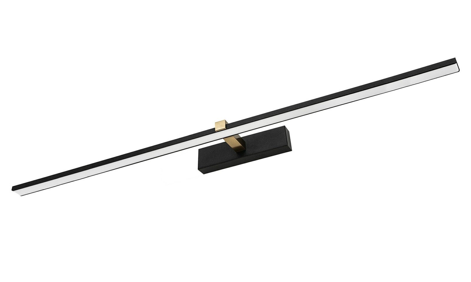Kinkiet obrazówka Venus LED 24W Neutralna biel 1640lm czarno-złoty-biały wym: 5x120x13 cm IP44 IdeaLED