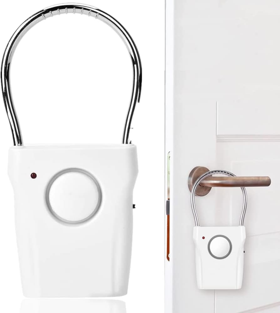 Alarm drzwi i okien - 120 dB - Alarm bezpieczeństwa uruchamiany wibracjami - Dwa tryby dźwięku - Do podróży, hotelu, mieszkania