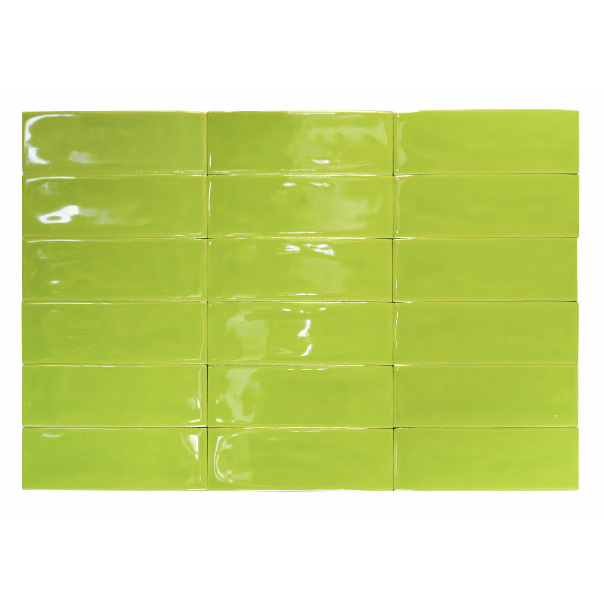 Altea Pistacjowy Seria Premium płytek z gresu porcelanowego ściennych 5x15 cm