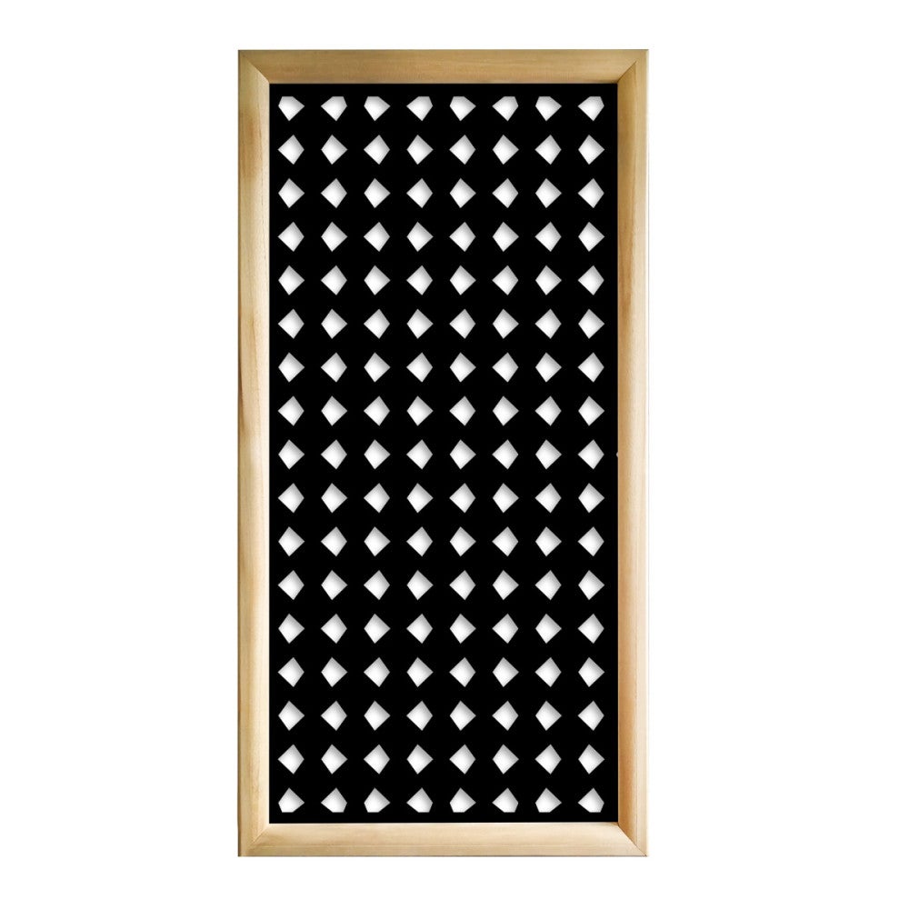 HALLOWEEN - Prostokątne moduły dekoracyjne z drewna i PVC - Rozmiar 73x148 cm - Grubość 64 mm - Kolor wewnętrzny CZARNY