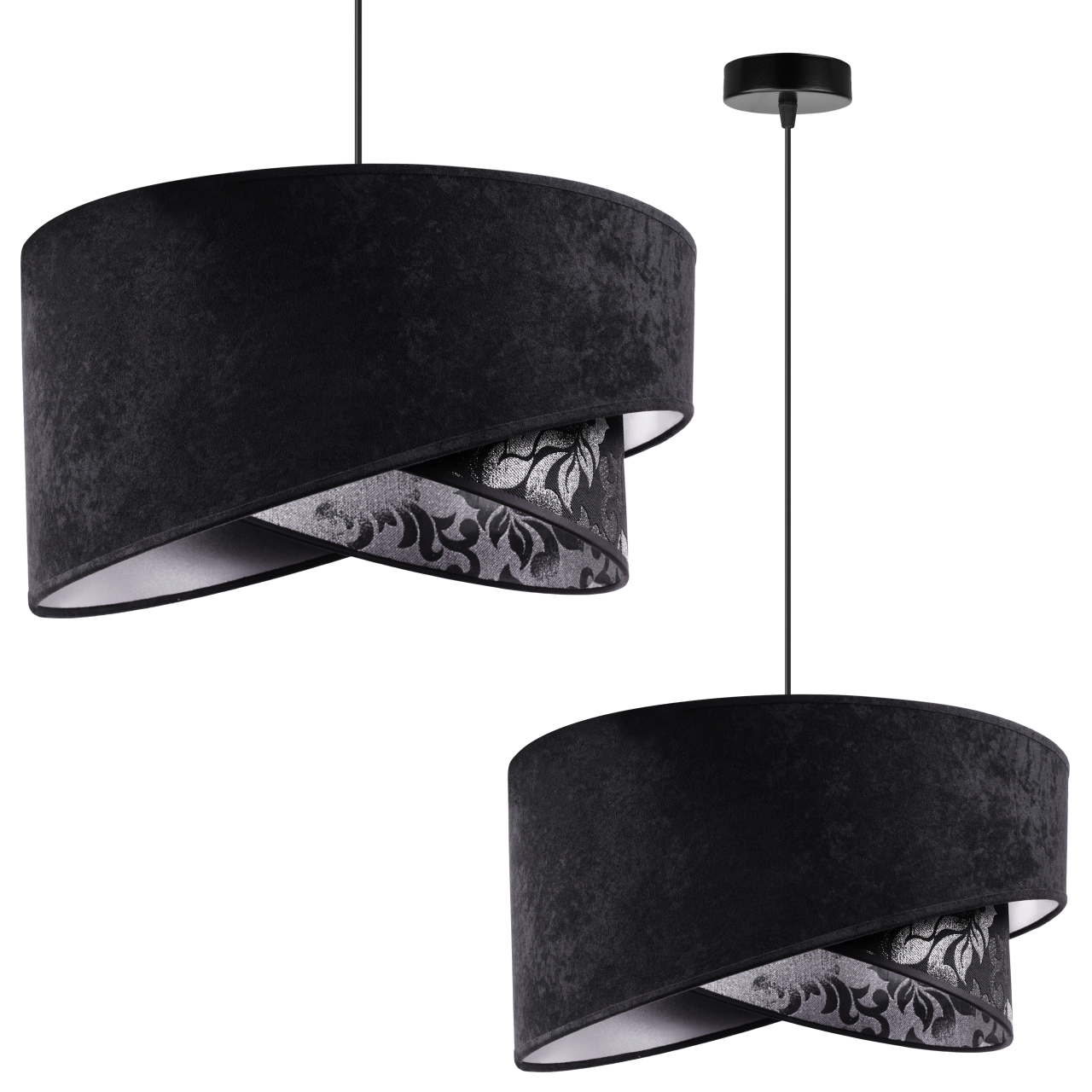 Lampa sufitowa wisząca Light Home LH Werona 1x E27 60W czarny