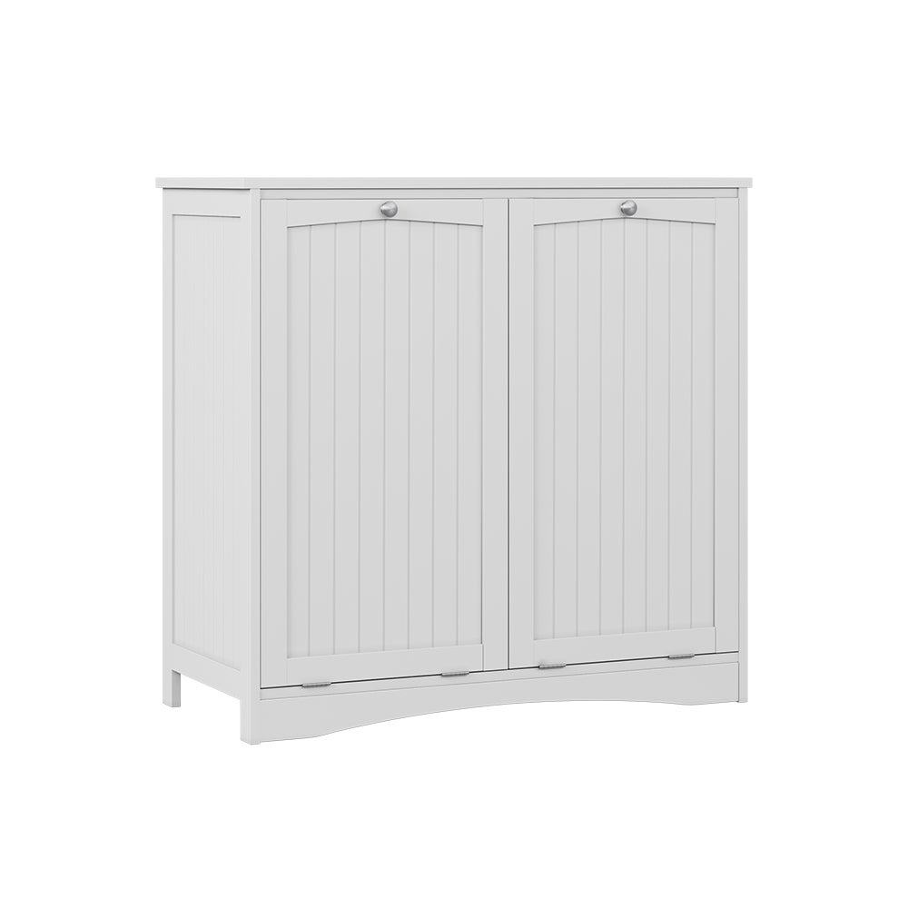 Vicco Szafka łazienkowa Bianco, Biały, 83 x 80 cm z 2 koszami na pranie