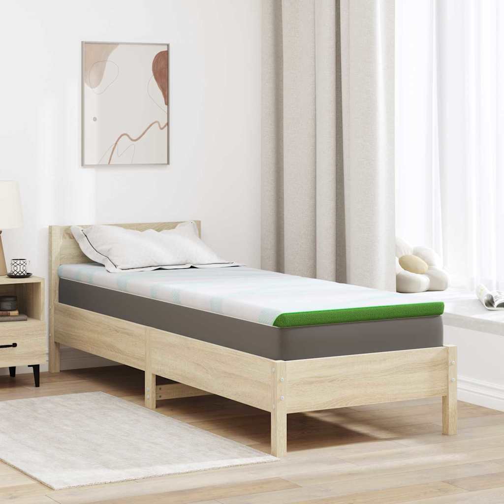 Nakładka na materac Biały i zielony 70 x 200 cm vidaXL