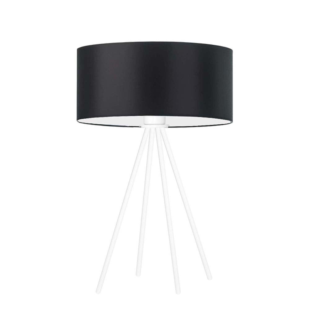 Lampka nocna na biurko lampa biurkowa LED z abażurem walec 30cm SOLARIS
