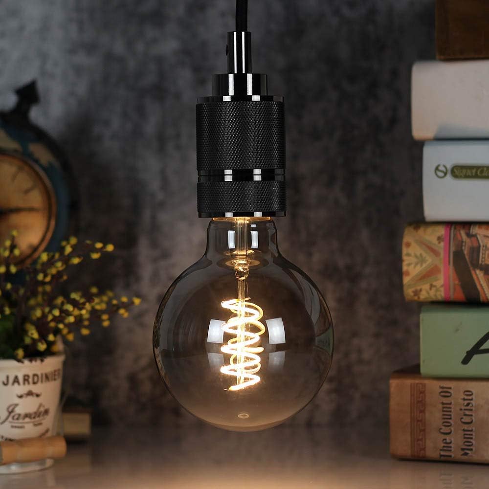 Żarówki LED w stylu vintage ściemnialne ze szkła dymionego biała ciepła barwa gwint Edison podstawa żarówki dekoracyjne