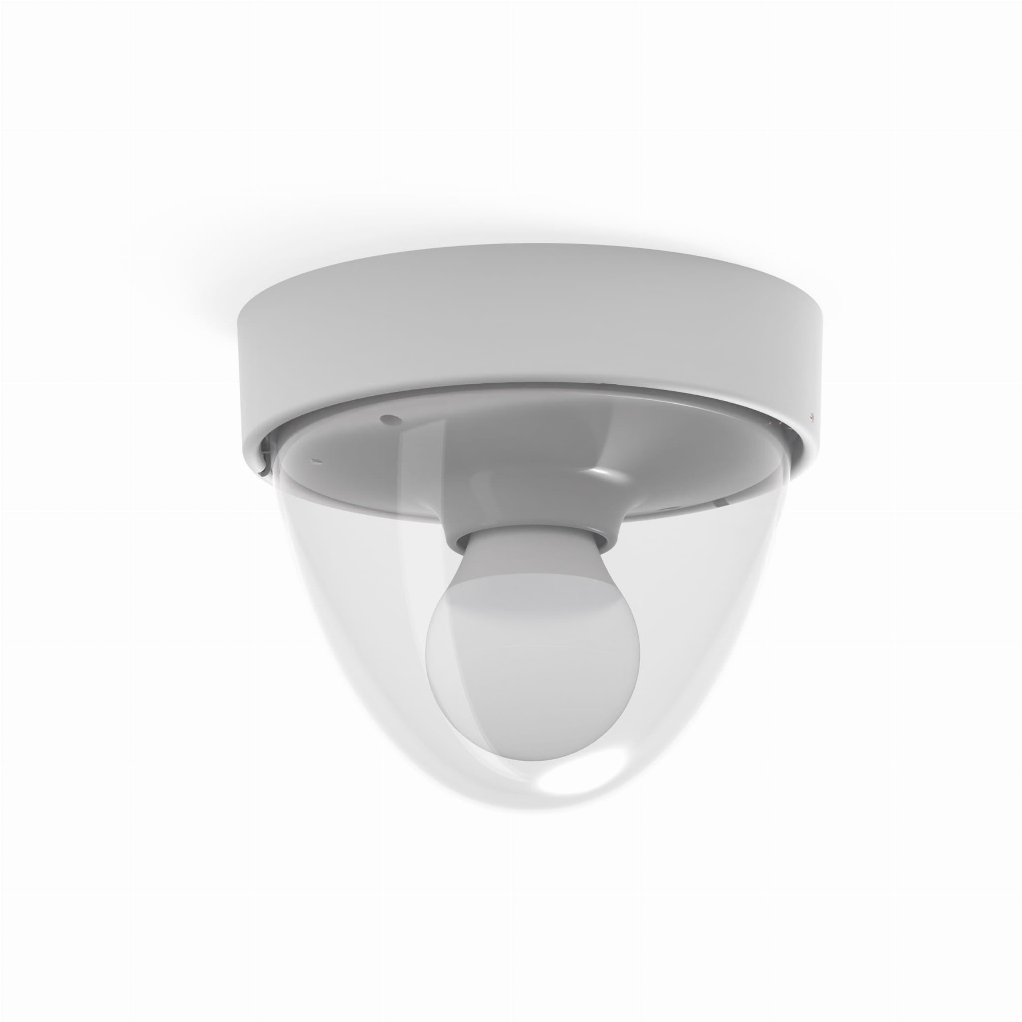 Plafon Nook okrągły czarno-przezroczysty 1xE27x10W wym: 15,5 x 17 cm IP44 tworzywo sztuczne Nowodvorski Lighting