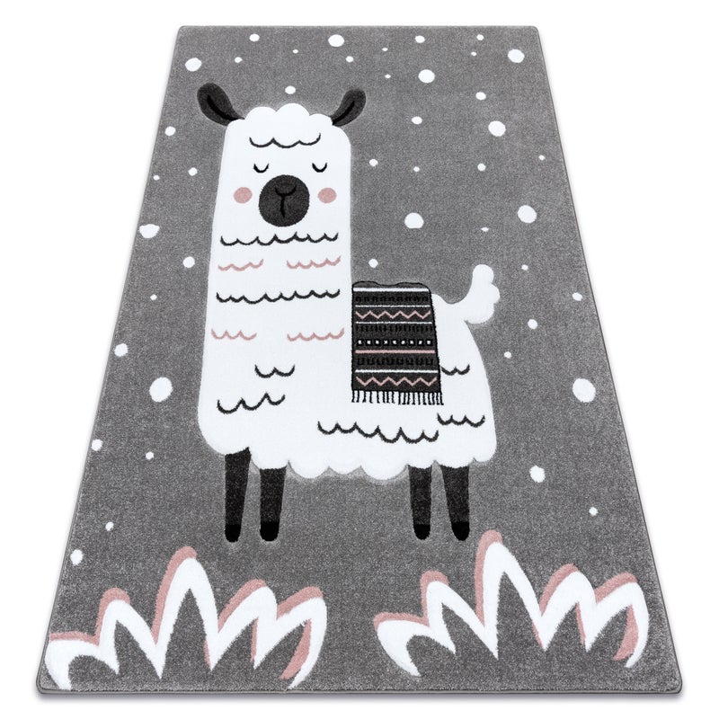 Dywan PETIT LAMA szary 240x330 cm